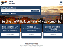Tablet Screenshot of loonrealestate.com